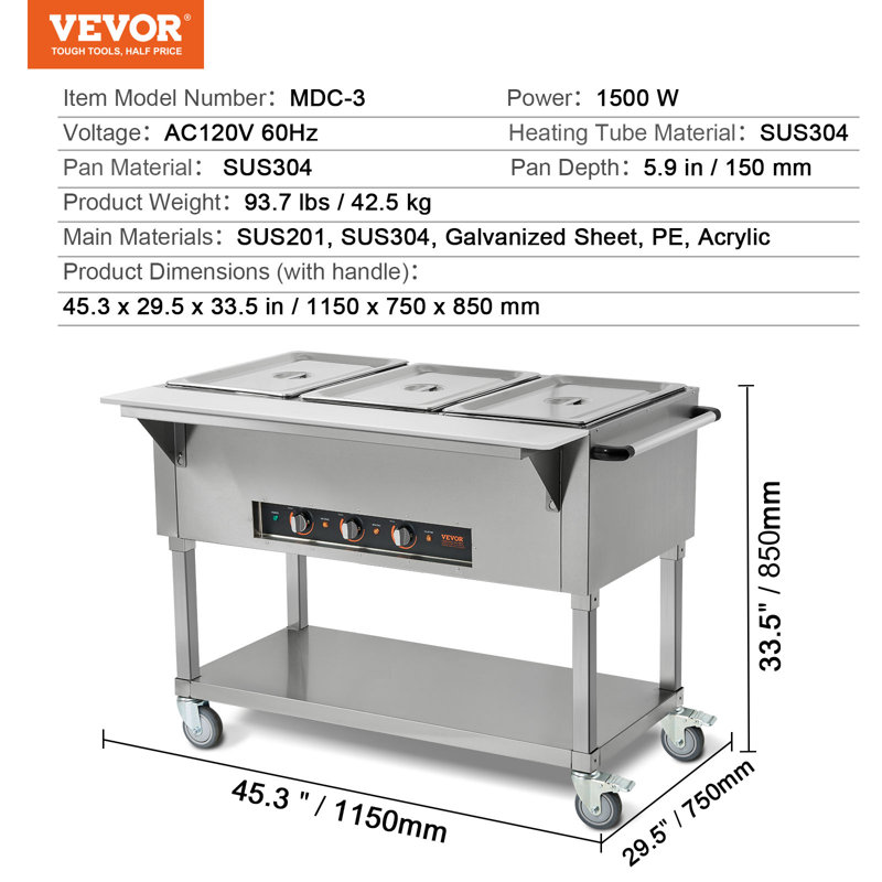 Réchaud rectangulaire