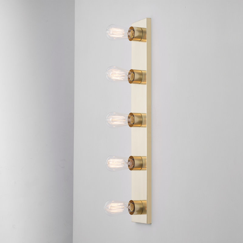 Emberton 5 - Light Dimmable Vanity Light, Gold