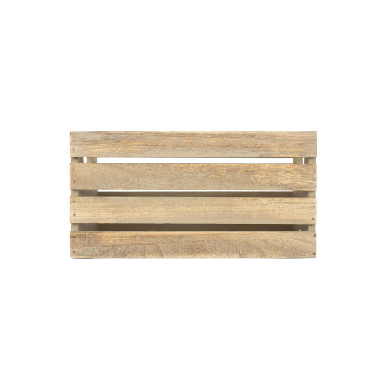 Schulen Solid Wood Storage Bin, 16cm H x 28cm W x 19cm D