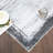 Machine Washable Rugs Bordered Modern Non-Slip Low Pile Rubber Backing Indoor Area Rug for Living Room Bedroom Kitchen Dining Room-1515735934