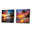 2 pièces sur toile - Beach Sunset Beach-231927808-231927810