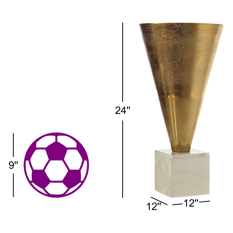 Metal Floor Vase
