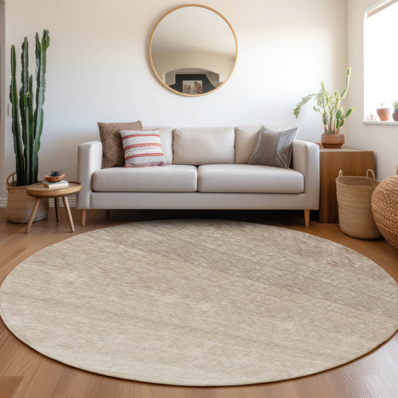Tapis de cuisine intérieur / extérieur lavable à la machine, Round 8'