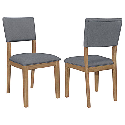 Chaise d'appoint rembourrée (ensemble de 2)