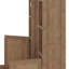 Lit escamotable en bois avec tablettes et armoires de rangement