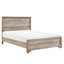 Chambre à coucher contemporaine contemporaine - planche avec détails de finition naturelle-1159830265
