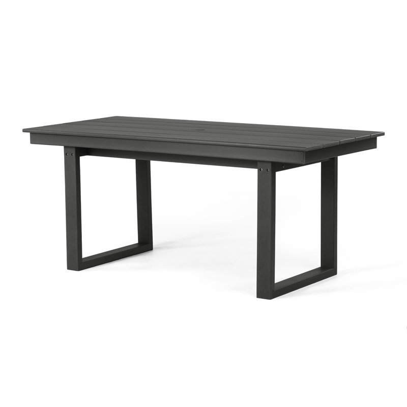 68" X 31" Rectangular Dining Table, Gray