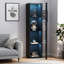 armoire latérale avec lampe à bande en aluminium-129198610