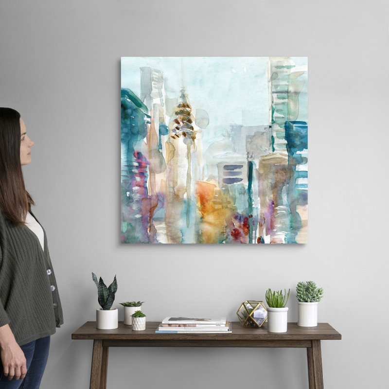 Spectrum NYC - Peinture sur toile, Toile tendue, H 30 po x l 30 po x P 1,25 po