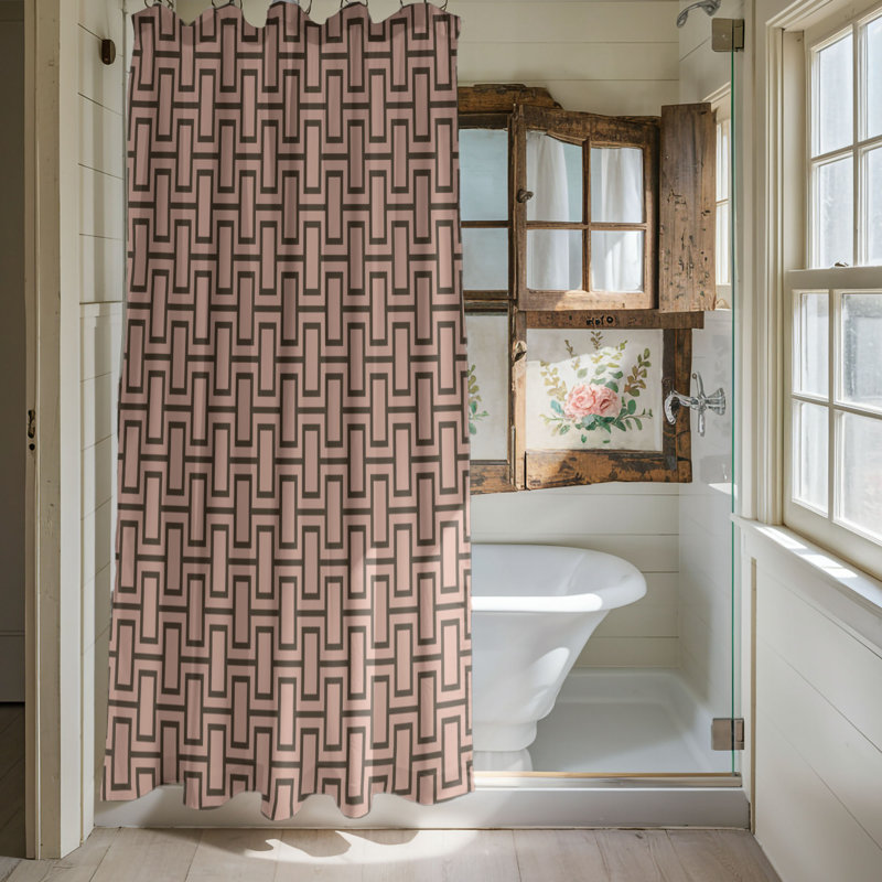 Rideau de douche Clay, H 74 po x l 71 po