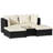 Rattan 2 Seater Garden Lounge Sets with Coffee Table