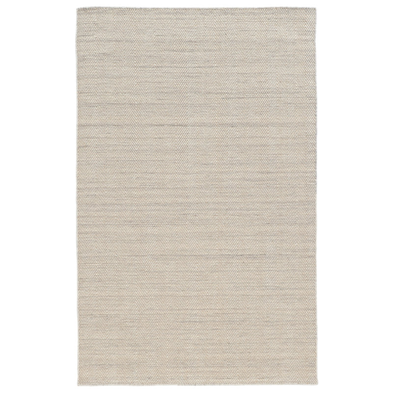 Tapis beige tissé à la main Tanguay, Rectangle 2 pi x 3 pi