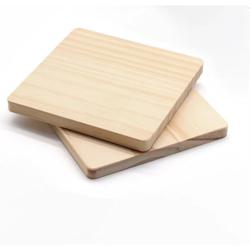 Wood Square Piece Coaster