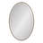 Beaded Oval Bathroom Mirror