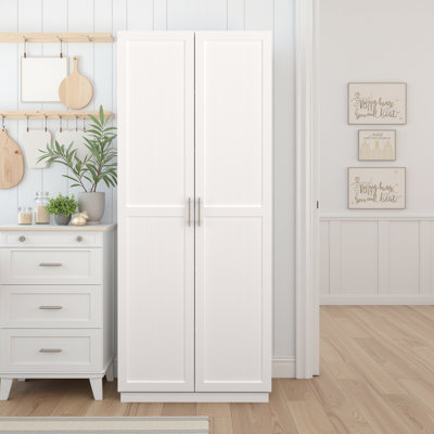 Freestanding 71" Storage Organizer Pantry Cabinet for Kitchen with Adjustable Shelves by Latitude Run