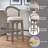 Menifee Swivel Upholstered Counter Stool with Solid Wood Frame-277994495-298128605
