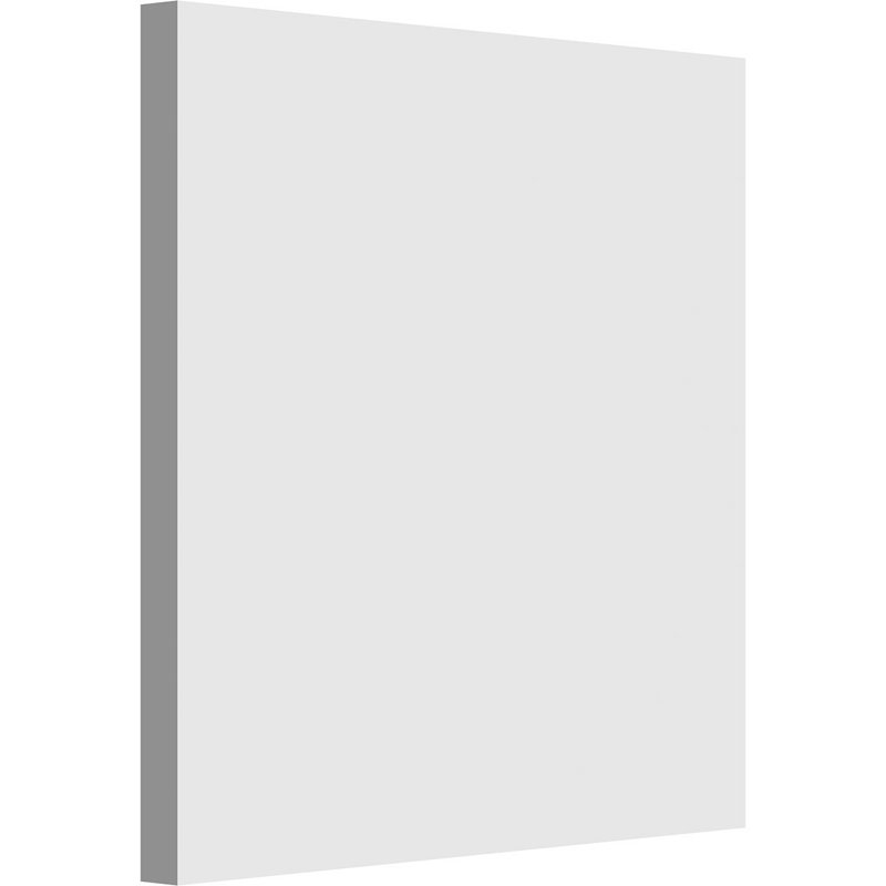 Standard Sedgwick Rosette with Square Edge, 8" H x 8" W x 0.5" D