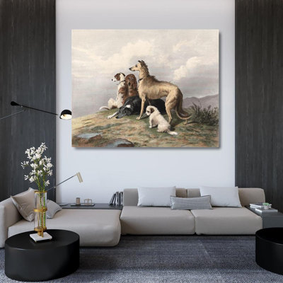 Art sur toile tendue Lark Manor ™ Landseer, Edward, Highland Dogs