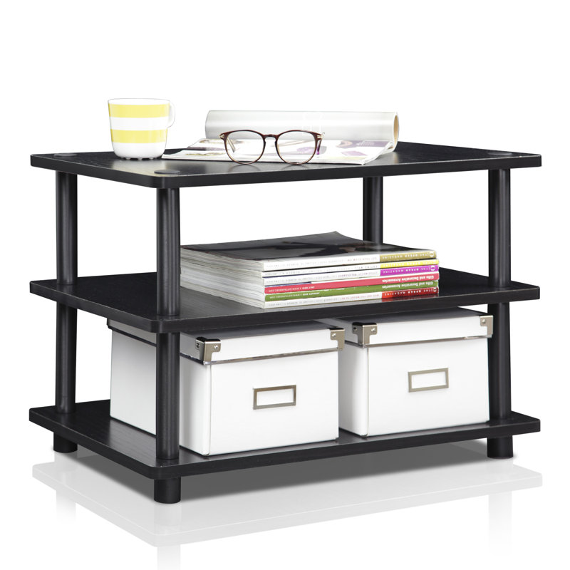 Asid Unfinished TV Stand for TVs up to 24", Black