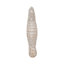 Decorative Resin Seahorse Sculpture Figurine for Home Decor - Unique Statue Accent for Living Room Decorations or Tabletop Styling - 12", White & Brown