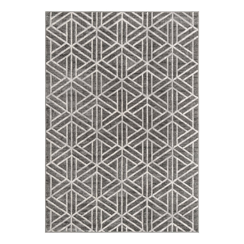 Quercioli Geometric Indoor Rug, Rectangle 7'1" x 10'