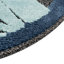 Tapis d'intérieur / extérieur en polypropylène tissé à la machine à motif floral bleu / rouge / orange Parley-154686751