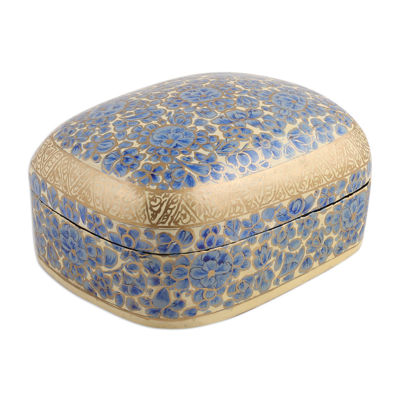 Boîte décorative en bois et papier mâché Red Barrel Studio®