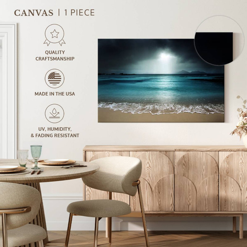 «La Digue Island Evening Sky», reproduction sur toile, L 8 po x H 12 po