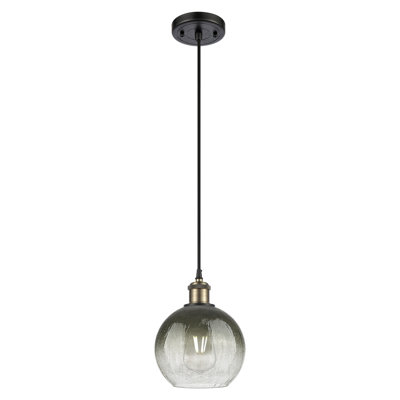 Mini luminaire suspendu à cordon 1 lumière 8 po Ballston - Brookhaven Globe