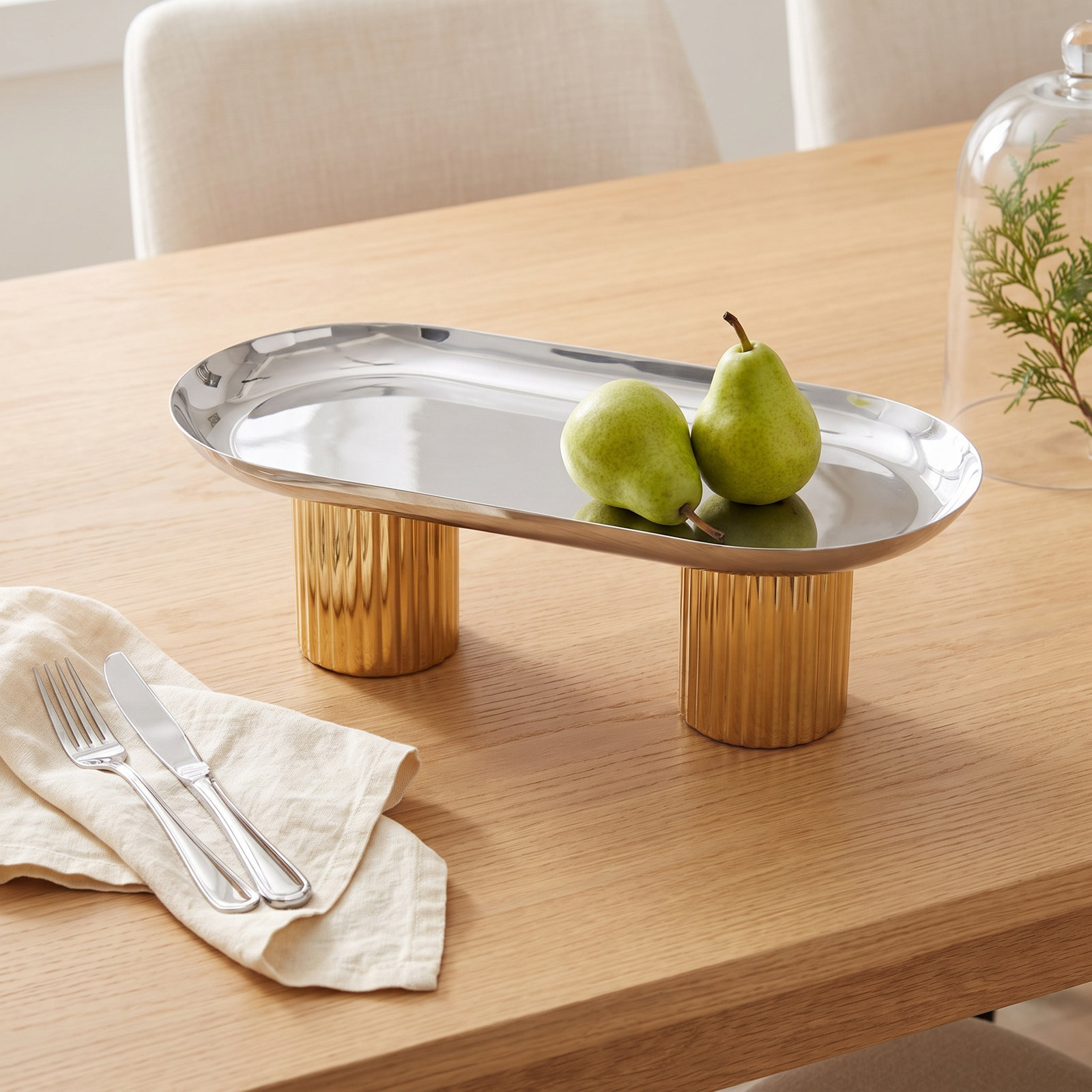 Guilded Oval Platter