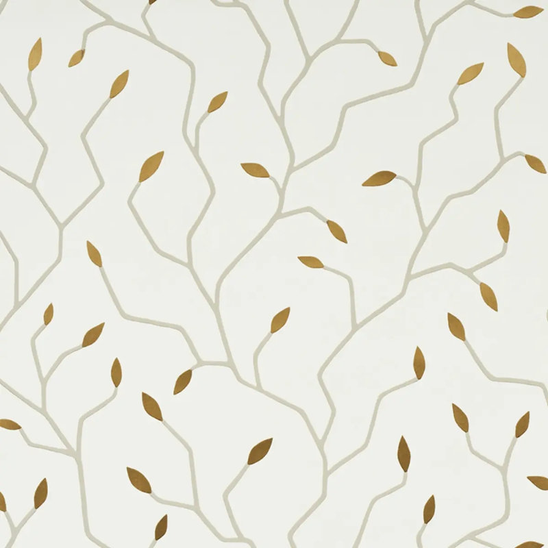 Cymbeline Wallpaper, Ivory/Gold
