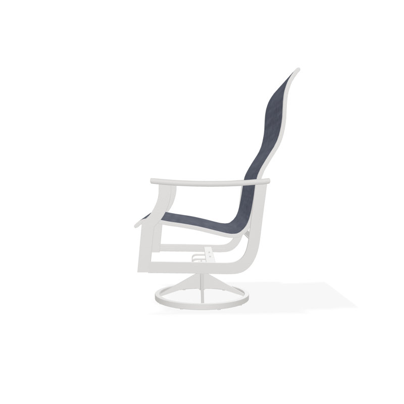 St. Catherine Polymer Outdoor Lounge Chair, Snow, White 6D Sunbrella®
