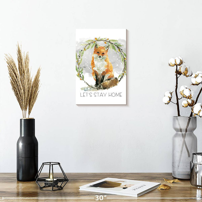Tergel Winter Advice Fox, 12" H x 8" W