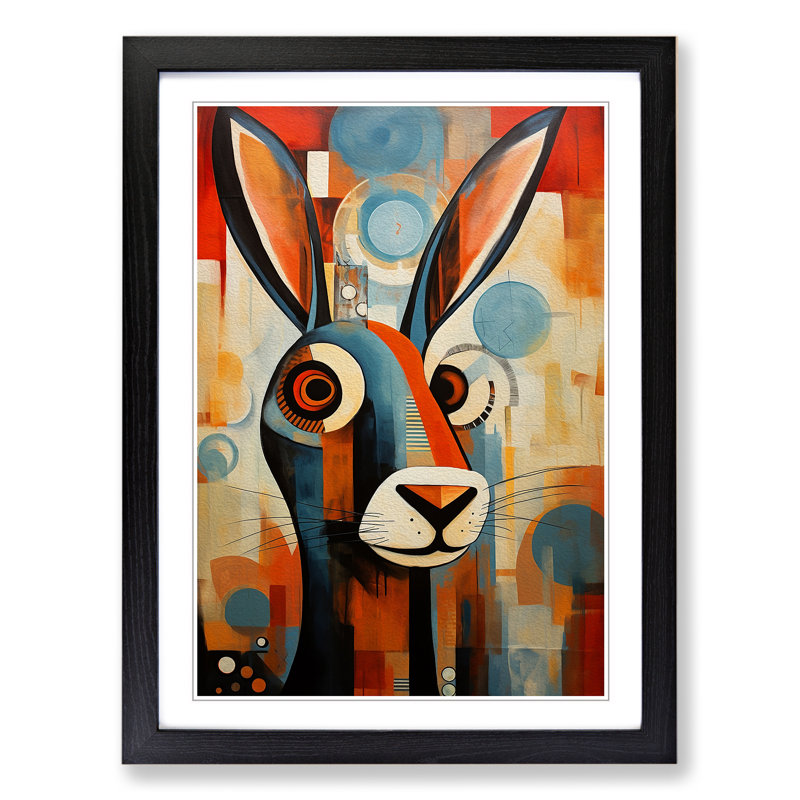 Hare Constructivism - Framed Print