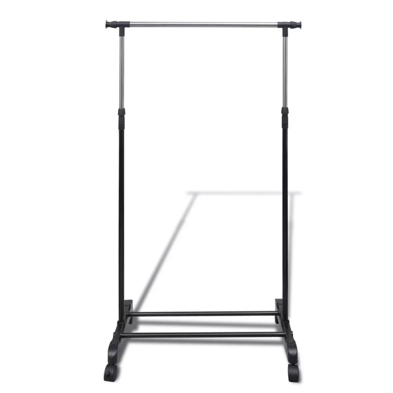 Mraz 59.06'' Metal Rolling Clothing Rack