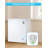 Commercial Cool 2.8 Cu. Ft. Compact Chest Freezer, Textured Finish, Deep Freezer for Frozen Food Storage, Removable Storage Basket, White