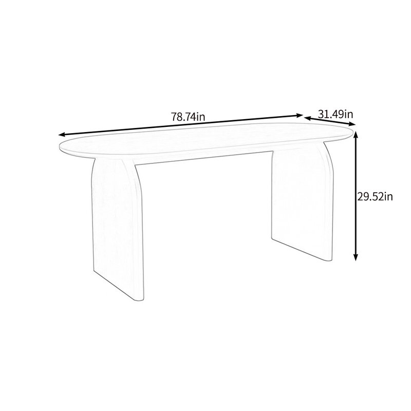 Amechi, 29.52"H x 78.74"L x 31.49"W