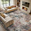 Tapis abstrait à motif abstrait Boho-307227515