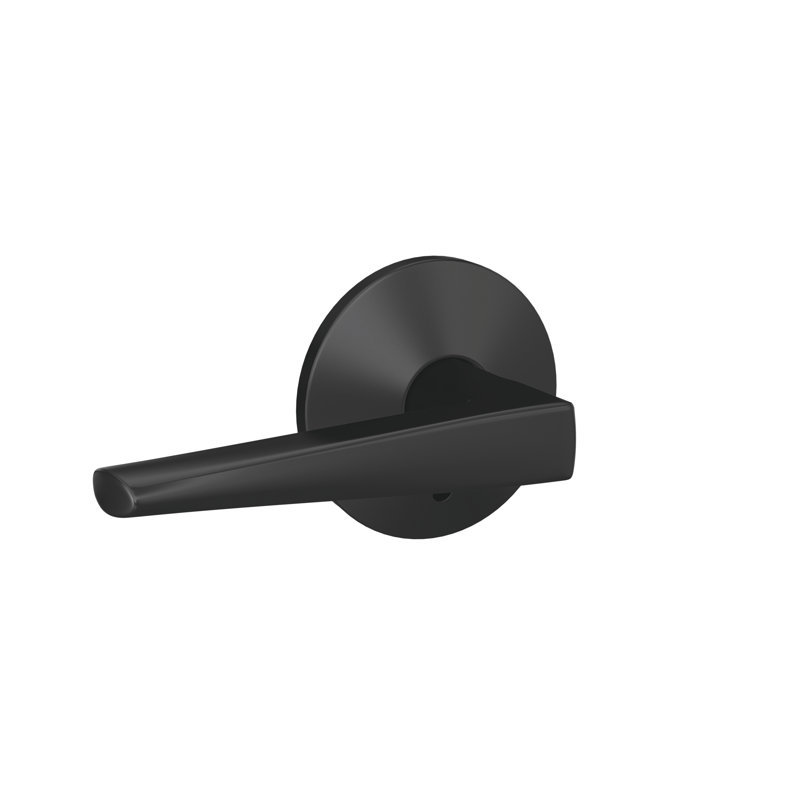 Eller Non-Turning Lever with Kinsler Trim, Matte Black