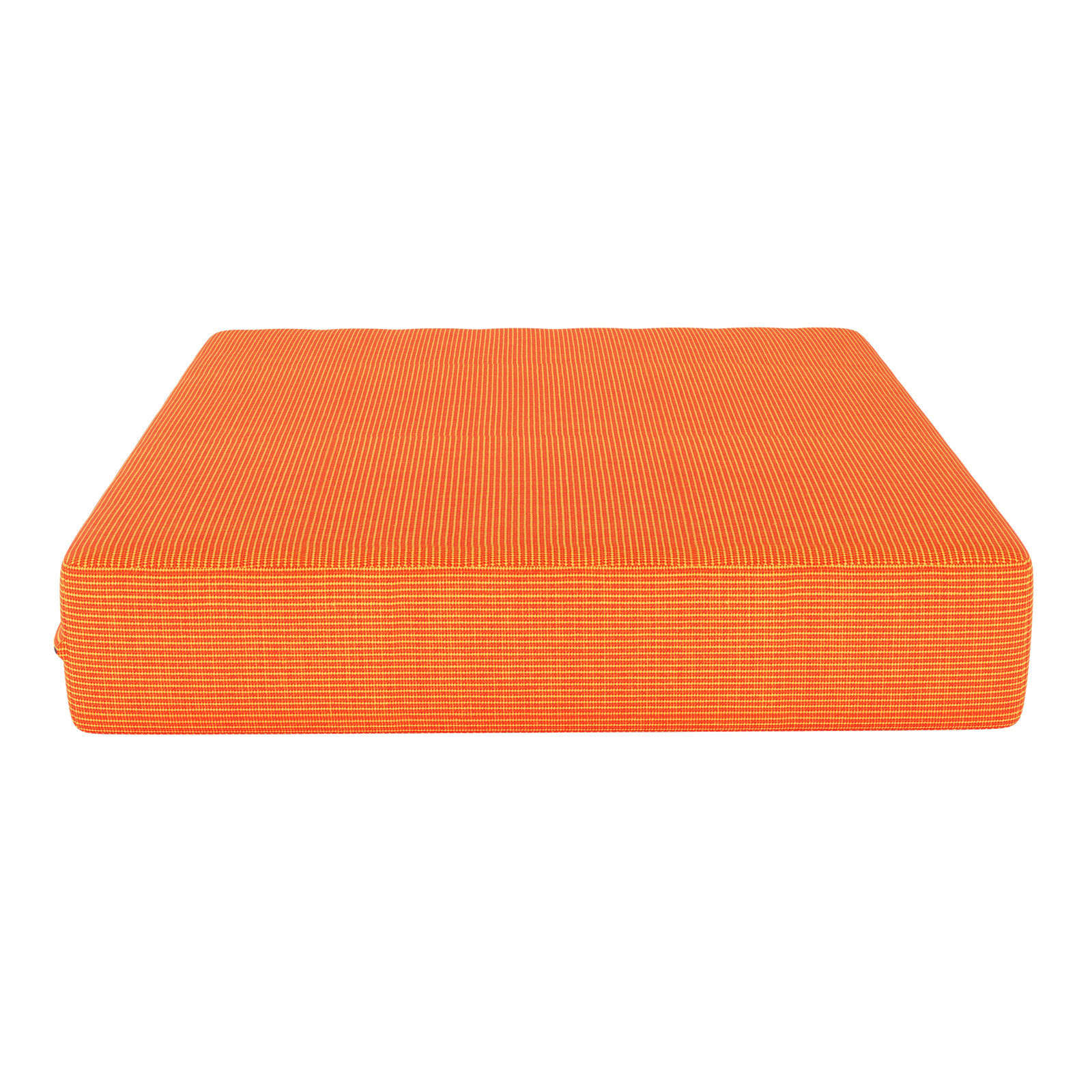 24" Sunbrella® Seat Cushion, Sunbrella Upholstery Tangerine Sunbrella® Canvas