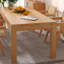 Modern simple solid wood dining table set.-104783269