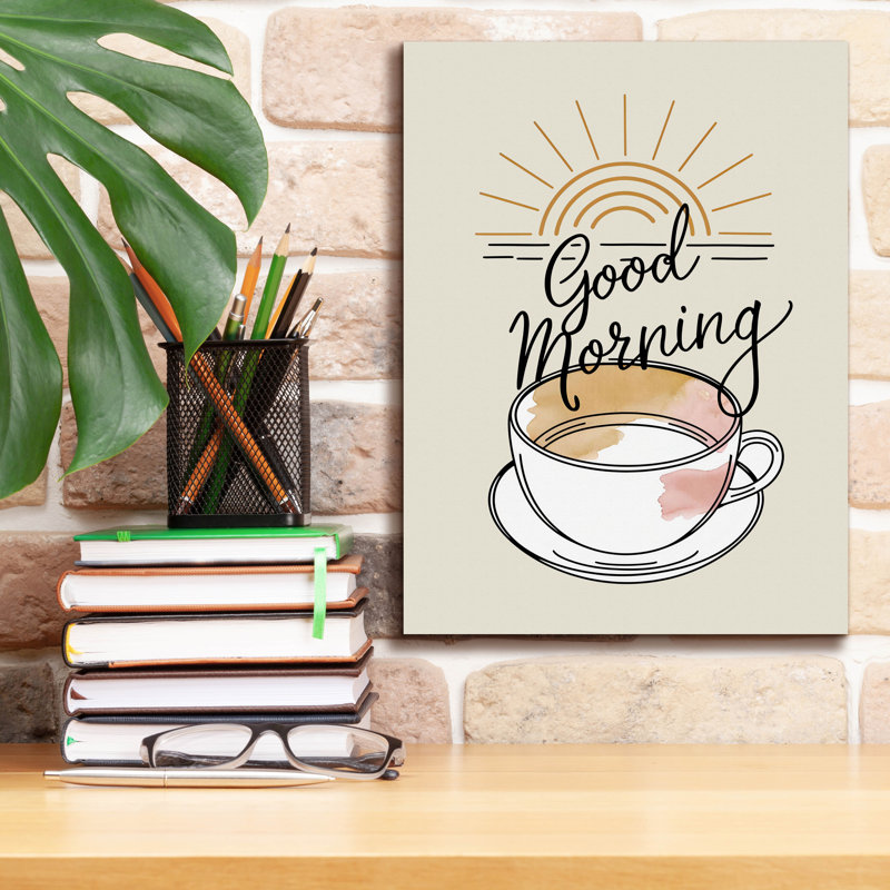 «Good Morning» par Andreas Magnusson, art mural sur toile, 26 po x 34 po, H 16 po x l 12 po x P 0,75 po