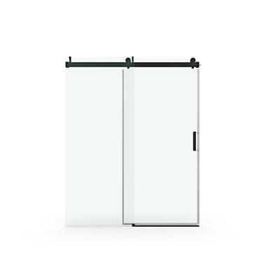 Frameless Soft-Closing Single Sliding Shower Door
