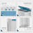 Auertech Portable Washer & Dryer Combo in White