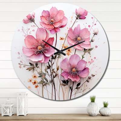 Horloge murale Christol - Abstract Botanicals
