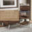66'' Faux Leather Convertible Sofa-55678646