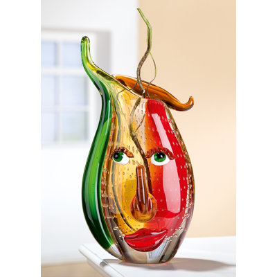 Nikitas Red Glass Table Vase