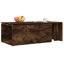  Table basse en bois d'ingénierie en chêne fumé 59,1 po x 19,7 po x 13,8 po-1853315676