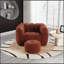 Fauteuil à billes souple avec mousse haute résilience pour le salon et la chambre à coucher