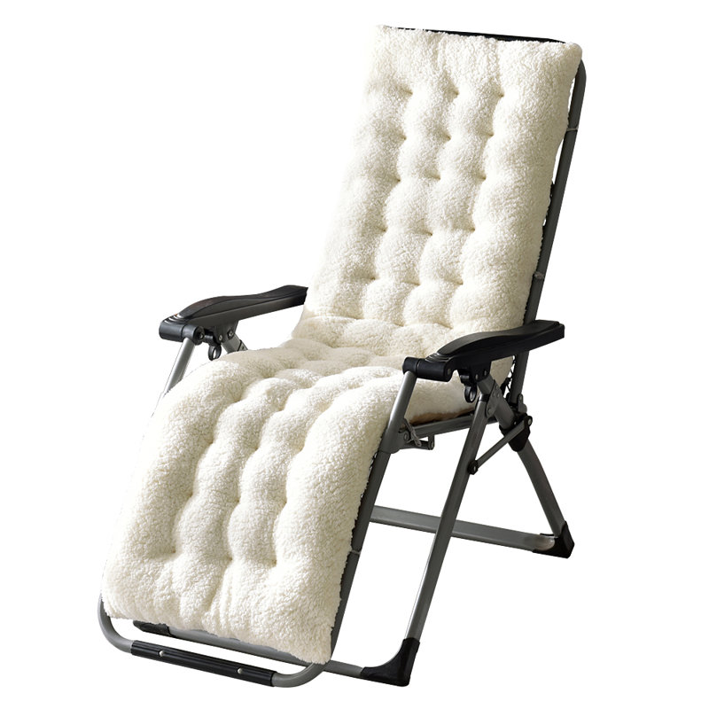 Indoor 4.7" Seat/Back Cushion, Beige, 61" W x 20" D